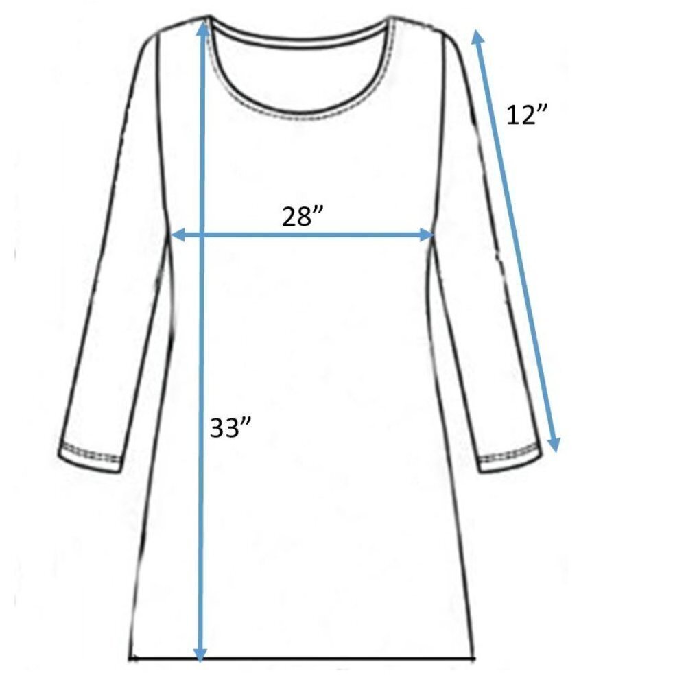S.R. Fashion Distressed Blue Tunic - Picture 9 of 9
